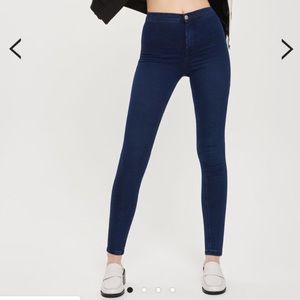 dark navy blue joni skinny jeans